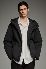 Lightweight Cropped Everyday Puffer Orolay #color_black