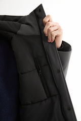 Hooded Lightweight Cropped Everyday Puffer Orolay #color_gray