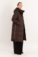 Knee Length Thickened Down Jacket - Orolay, #color_COFFEE