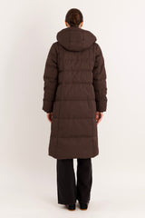 Knee Length Thickened Down Jacket - Orolay, #color_COFFEE