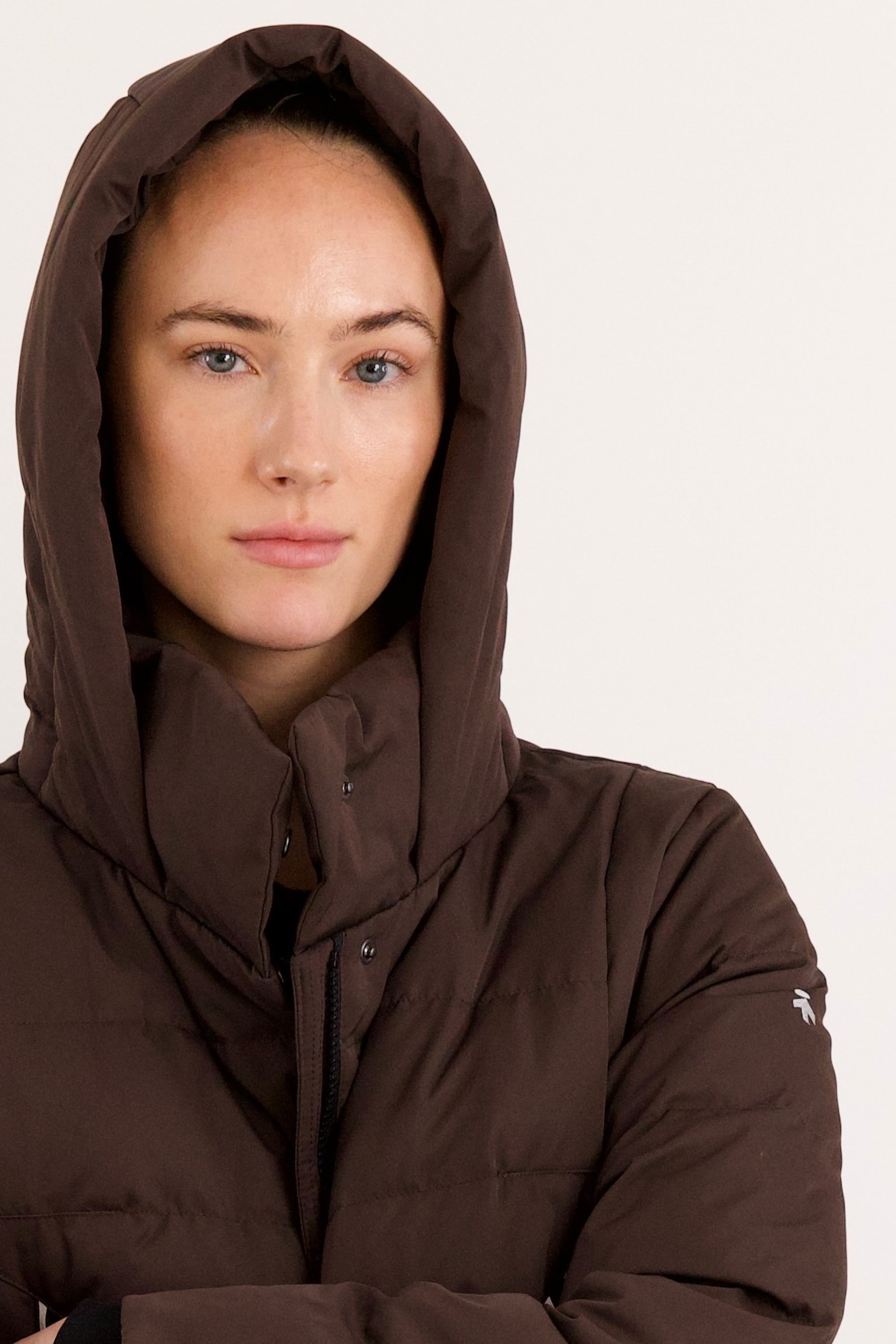 Knee Length Thickened Down Jacket - Orolay, #color_COFFEE