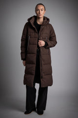 Knee Length Thickened Down Jacket - Orolay, #color_COFFEE