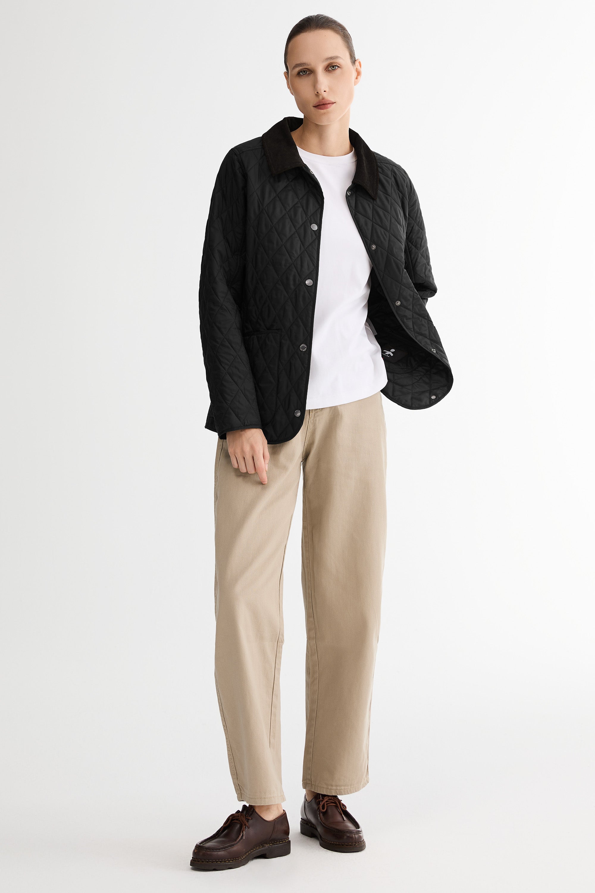 Lightweight Heritage Quilted Jacket #color_black