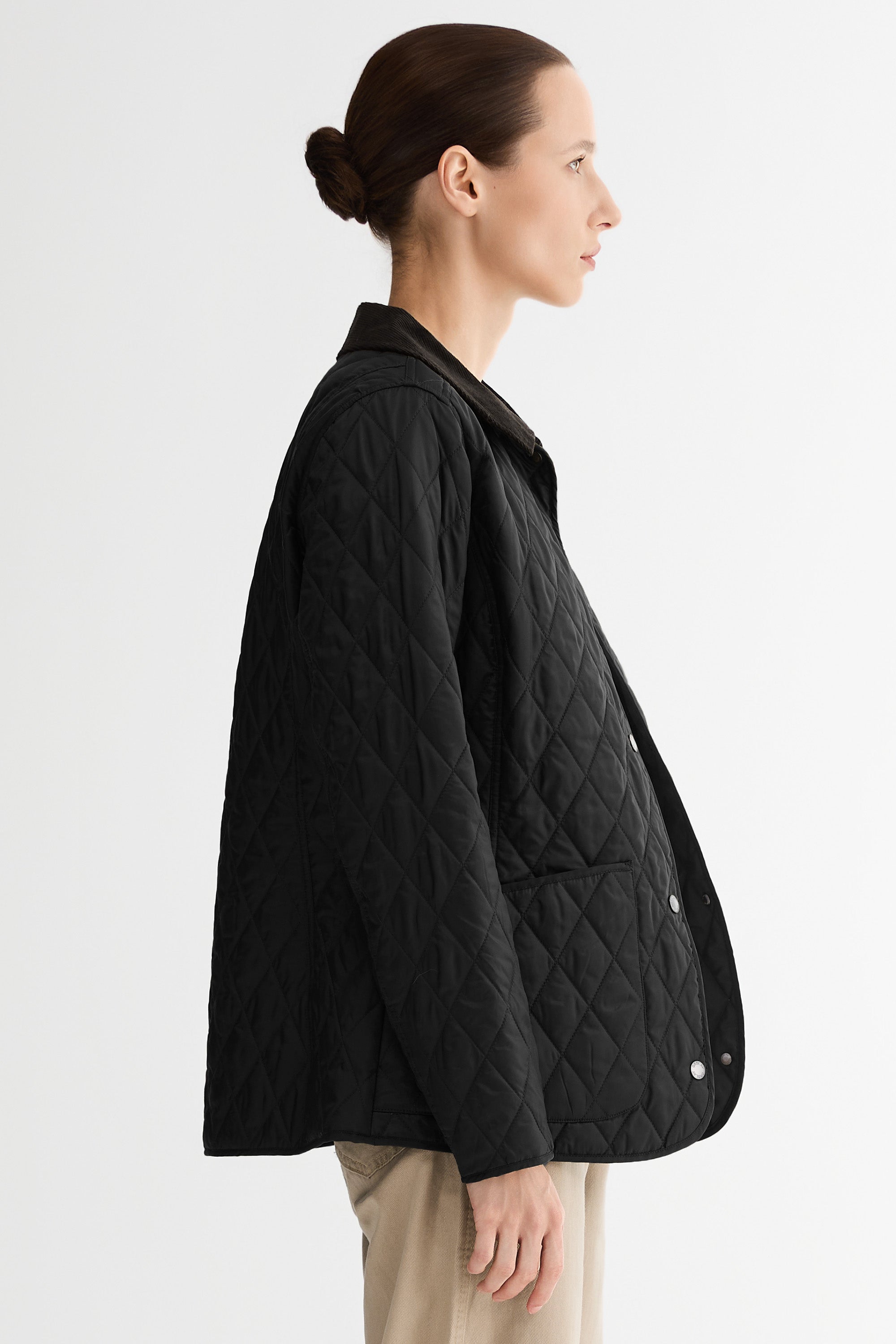 Lightweight Heritage Quilted Jacket #color_black