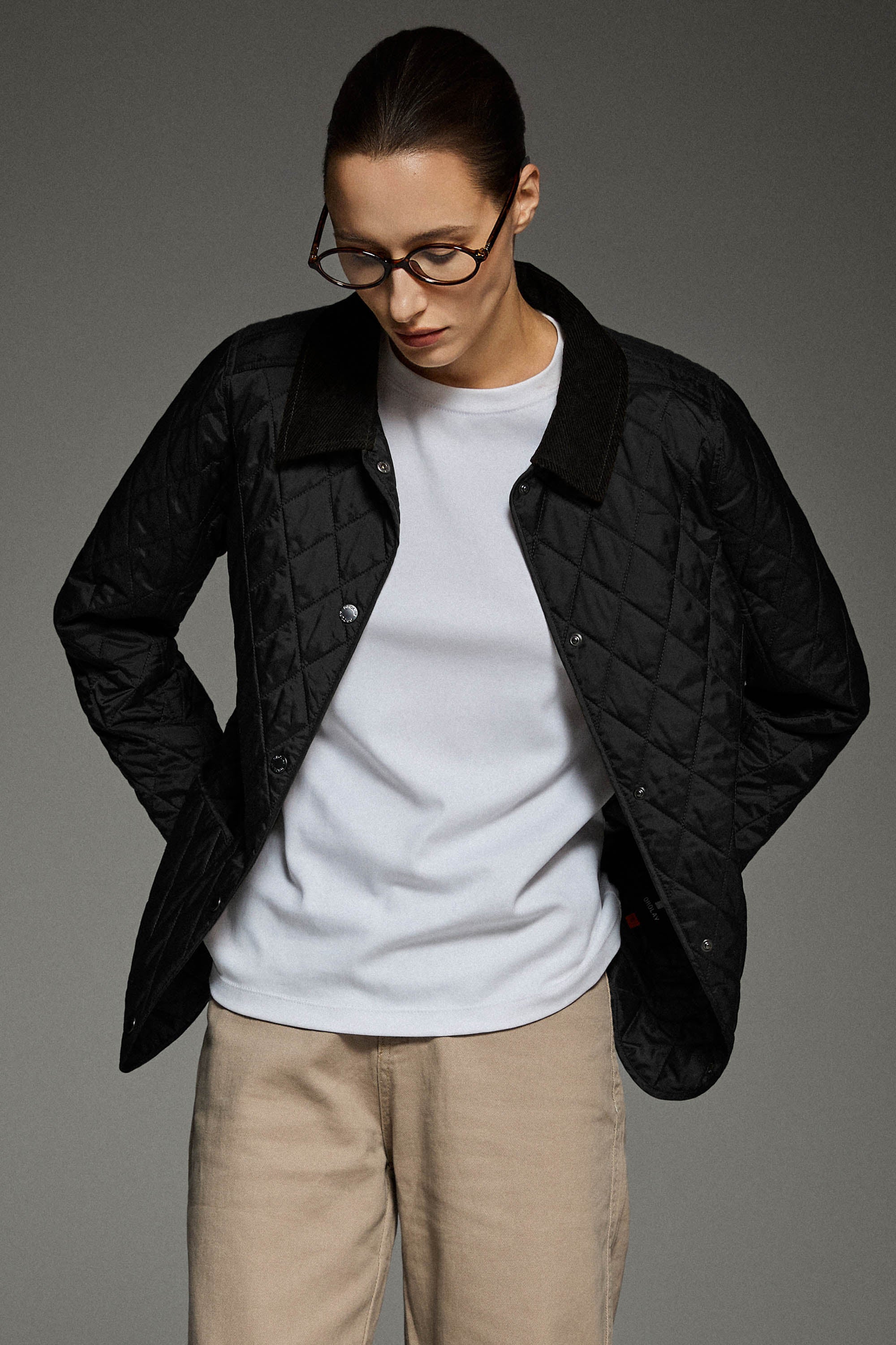 Lightweight Heritage Quilted Jacket #color_black