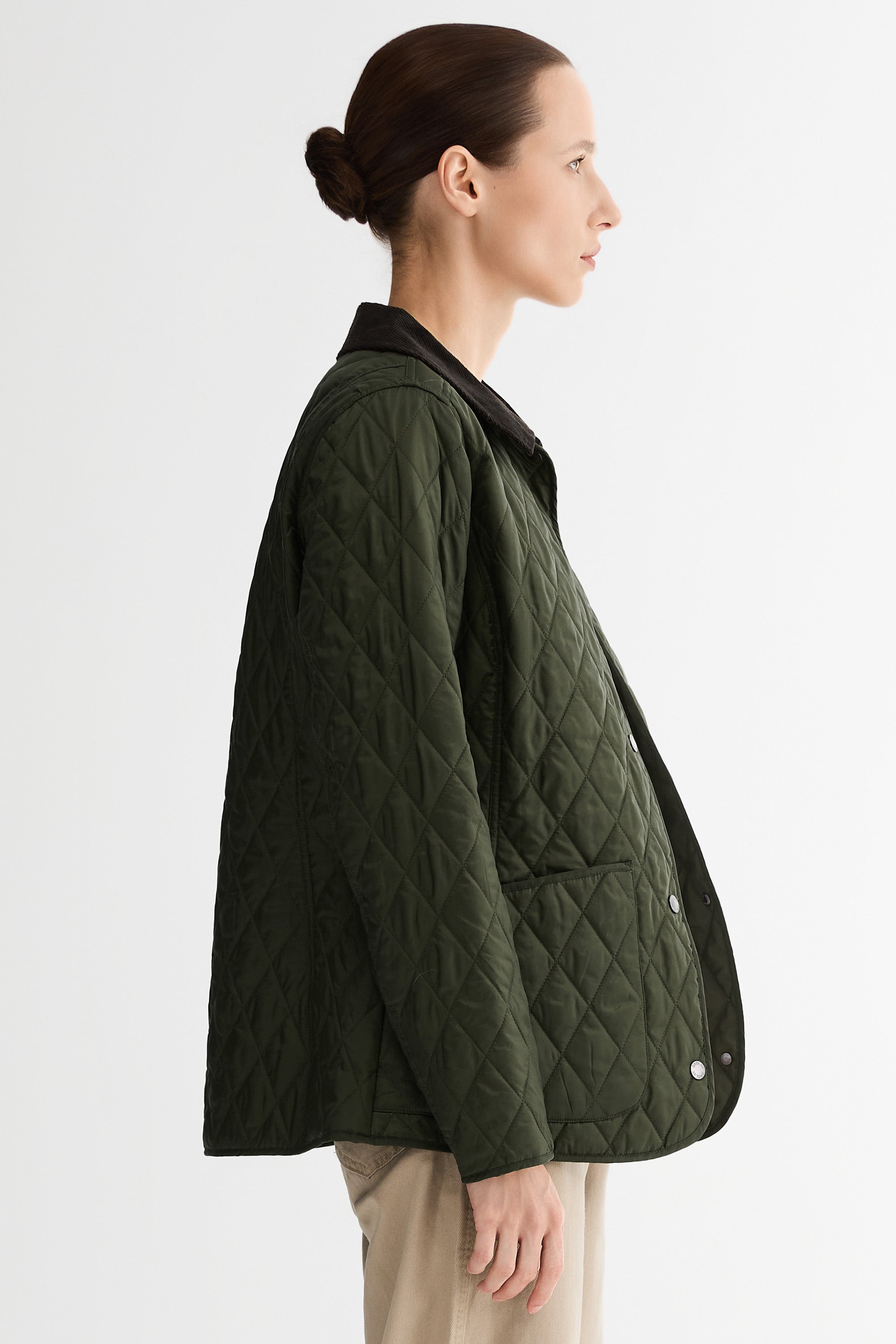 Lightweight Heritage Quilted Jacket #color_green