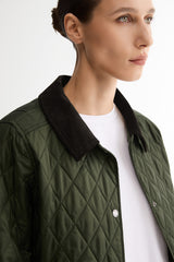Lightweight Heritage Quilted Jacket #color_green