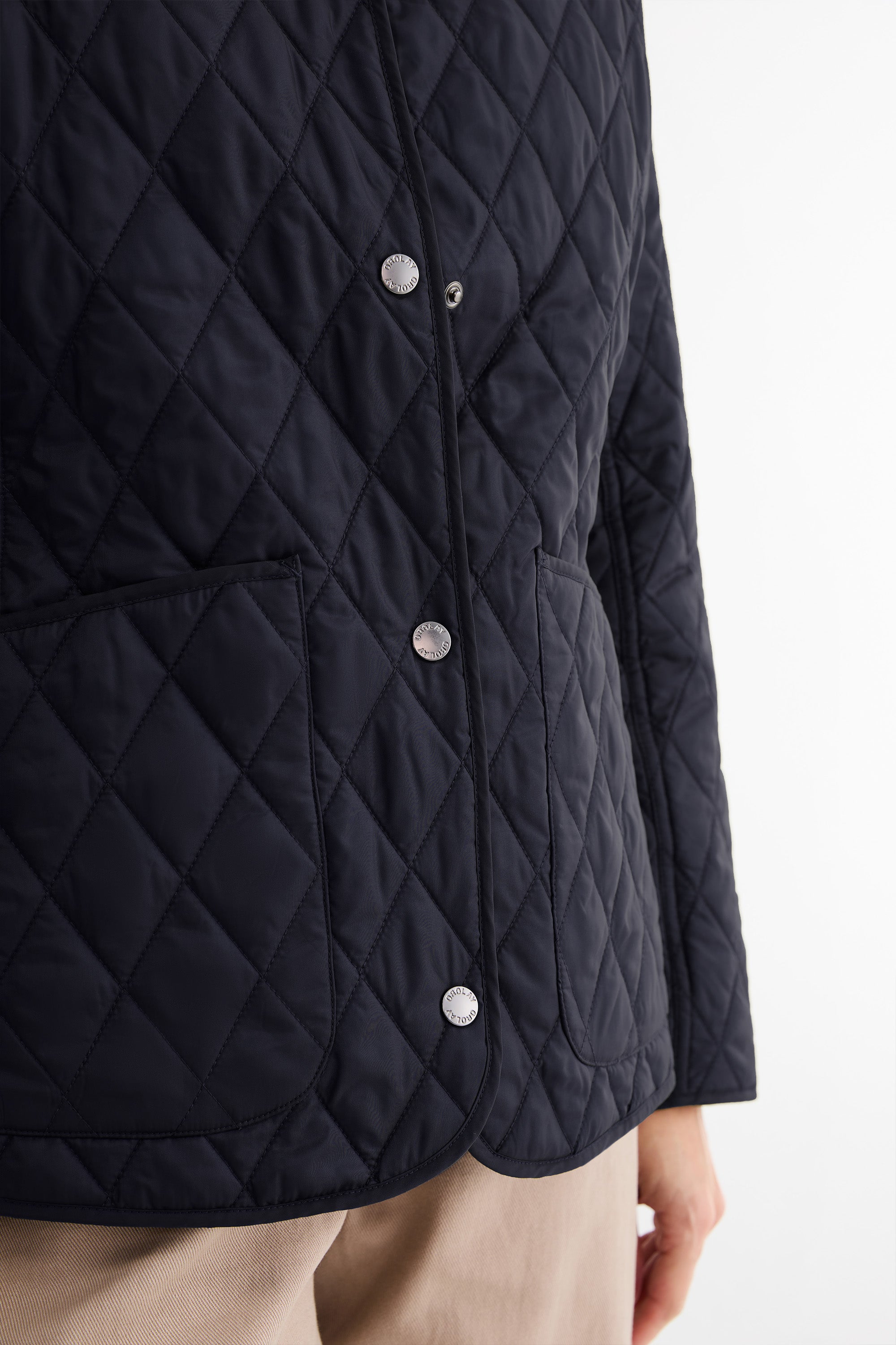 Lightweight Heritage Quilted Jacket #color_naLightweight Heritage Quilted Jacket #color_navy