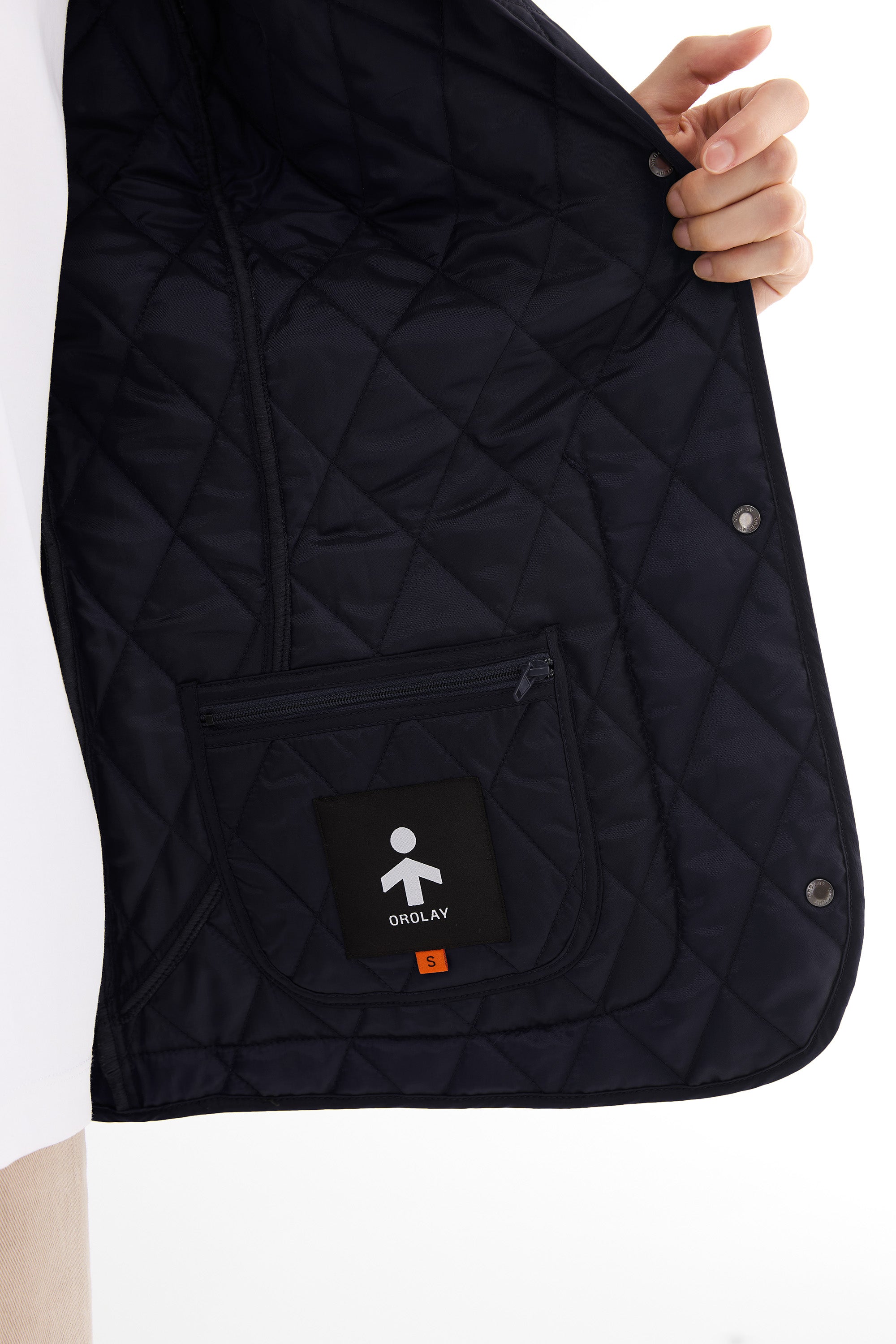 Lightweight Heritage Quilted Jacket #color_navy
