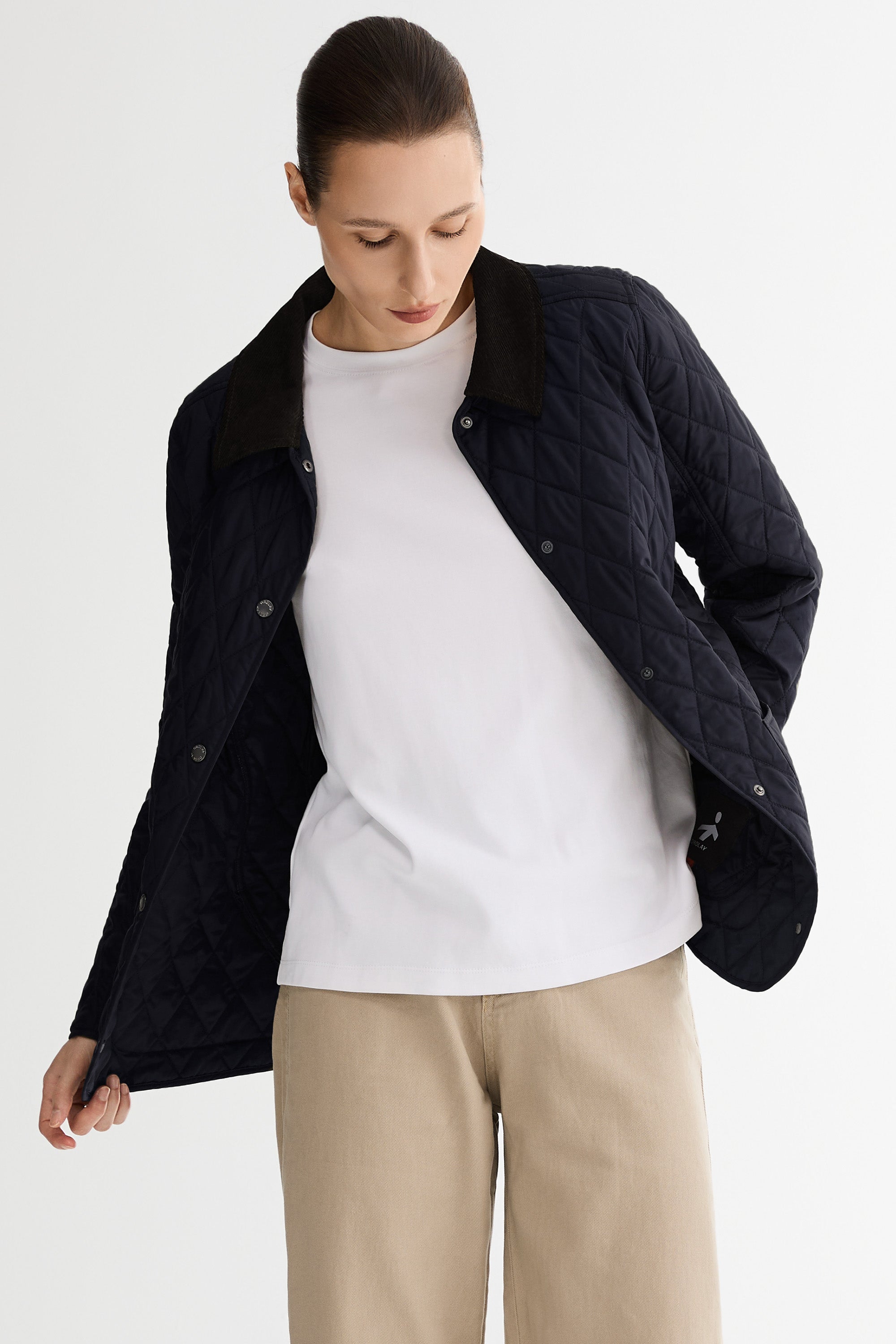 Lightweight Heritage Quilted Jacket #color_navy
