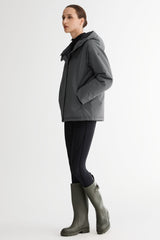 Lightweight Cropped Everyday Parka Jacket orolay #color_gray