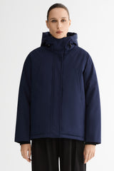 Lightweight Cropped Everyday Parka Jacket orolay #color_navy