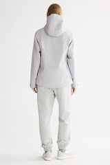 OROLAY Zip Up Rain Jacket Lightweight Hooded Windbreaker #color_gray