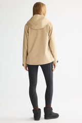 OROLAY Zip Up Rain Jacket Lightweight Hooded Windbreaker #color_khaki
