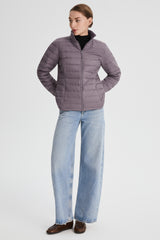 Orolay-Lightweight Packable Down Jacket with Stand Collar-#color_purple