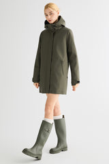 Mid-Length Waterproof Trench Jacket orolay #color_olive