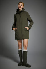 Mid-Length Waterproof Trench Jacket orolay #color_olive