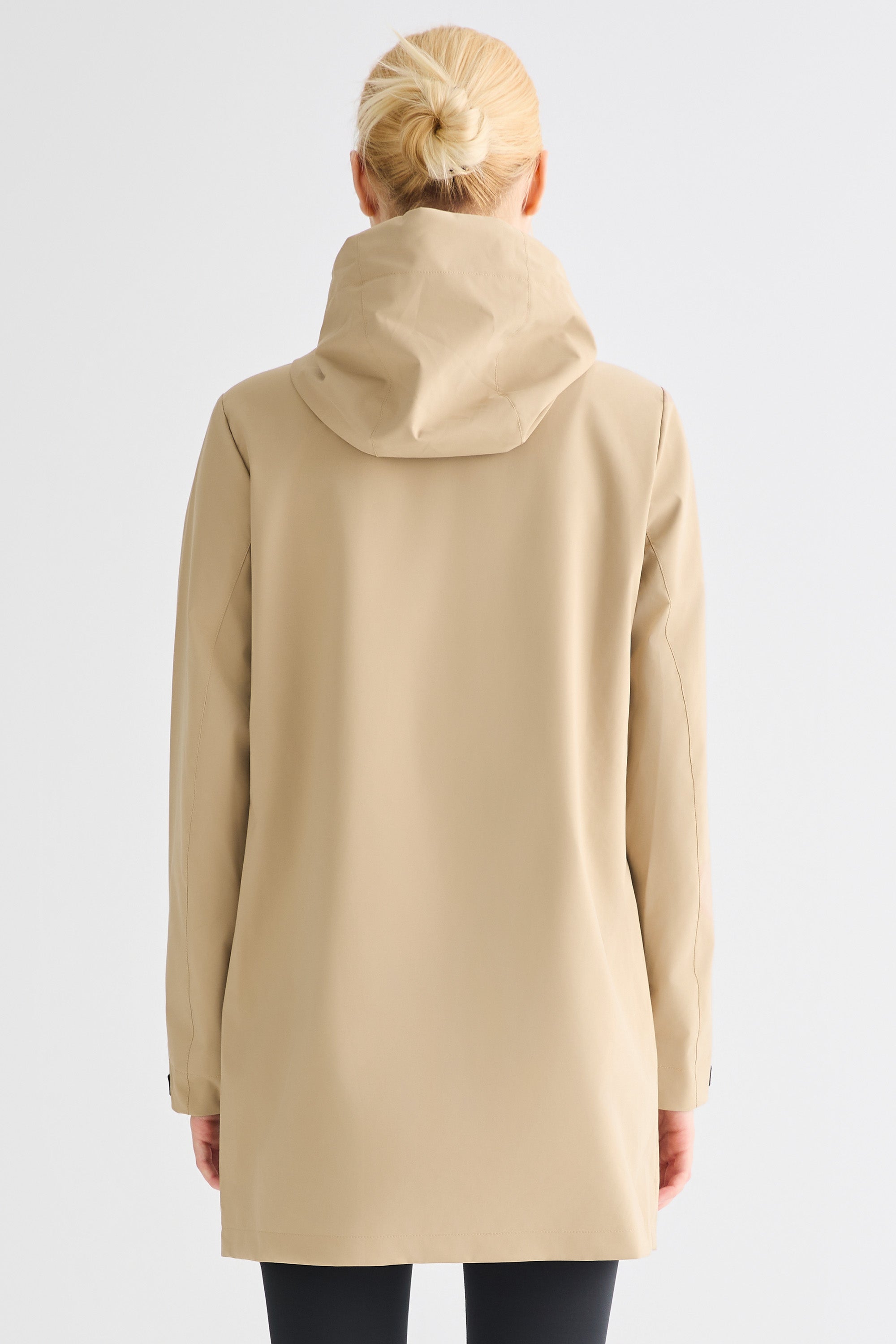 Mid-Length Waterproof Trench Jacket orolay #color_khaki