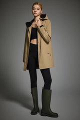 Mid-Length Waterproof Trench Jacket orolay #color_khaki