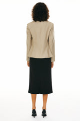 Office Slim Blazer - Orolay, #color_Khaki