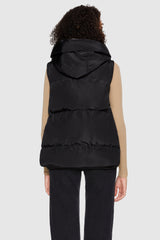 Orolay-092 Classics Cropped Down Vest-#color_Black