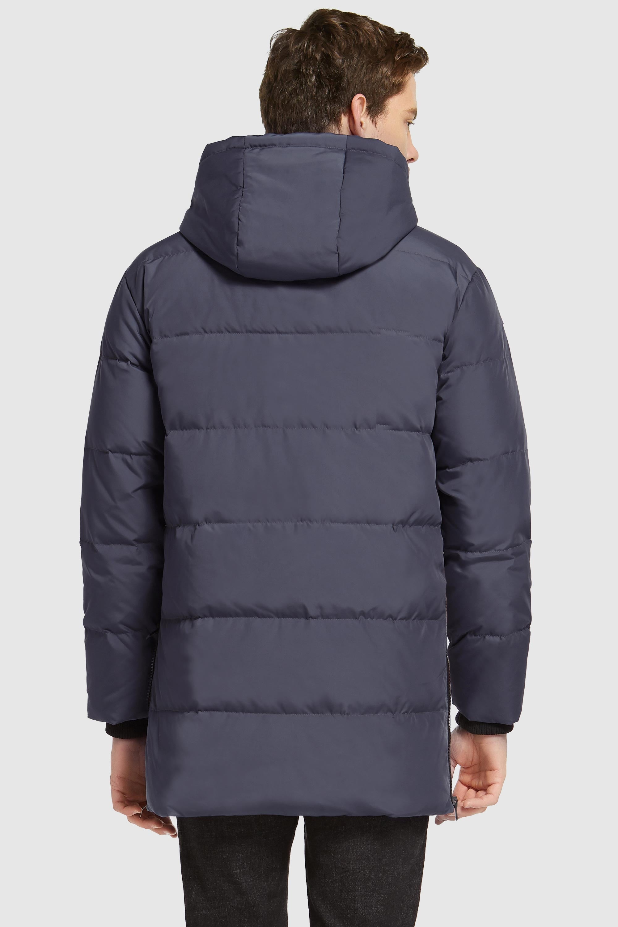 Orolay-092 Classics Hooded Thickened Down Jacket-Orolay 092 Classics Hooded Thickened Down Jacket men #color_Odyssey Gray