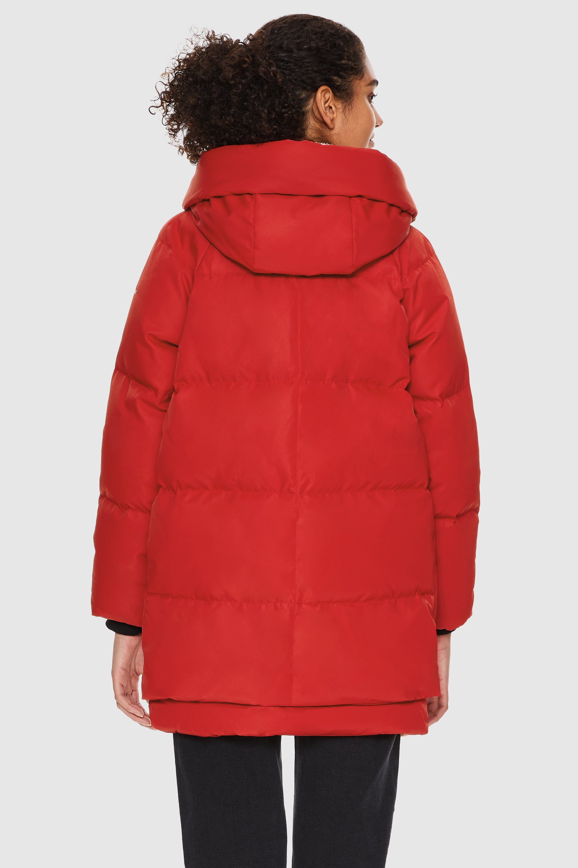 Orolay-092 Classics Women's Thickened Down Jacket-Orolay 092 Classics Women's Thickened Down Jacket #color_Fiery Red