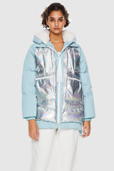 Orolay-092 Colorlay Chrome Down Jacket-#color_Sky Blue