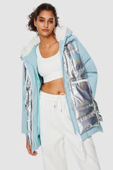 Orolay-092 Colorlay Chrome Down Jacket-#color_Sky Blue