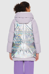 Orolay-092 Colorlay Chrome Down Jacket-#color_Light Purple