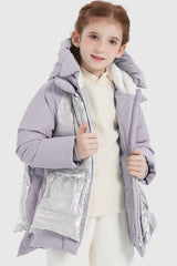 Orolay-092 Colorlay Kids Chrome Puffer-#color_Light Purple