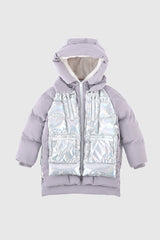 Orolay-092 Colorlay Kids Chrome Puffer-#color_Light Purple