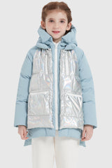 Orolay-092 Colorlay Kids Chrome Puffer-#color_Sky Blue