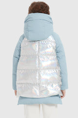 Orolay-092 Colorlay Kids Chrome Puffer-#color_Sky Blue