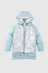 Orolay-092 Colorlay Kids Chrome Puffer-#color_Sky Blue