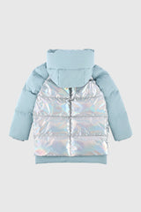 Orolay-092 Colorlay Kids Chrome Puffer-#color_Sky Blue