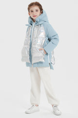 Orolay-092 Colorlay Kids Chrome Puffer-#color_Sky Blue