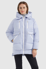 Orolay-092 Colorlay Thickened Down Jacket-#color_Halogen Blue