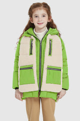 Orolay-092 O-Lab Kids Down Puffer-#color_Green Flash