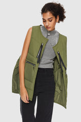 Orolay-092 O-Lab Thickened Puffer Jacket with Detachable Vest-#color_Peat Moss