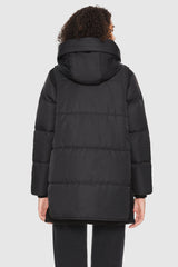 Orolay-092 O-Lab Thickened Puffer Jacket with Detachable Vest-#color_Black