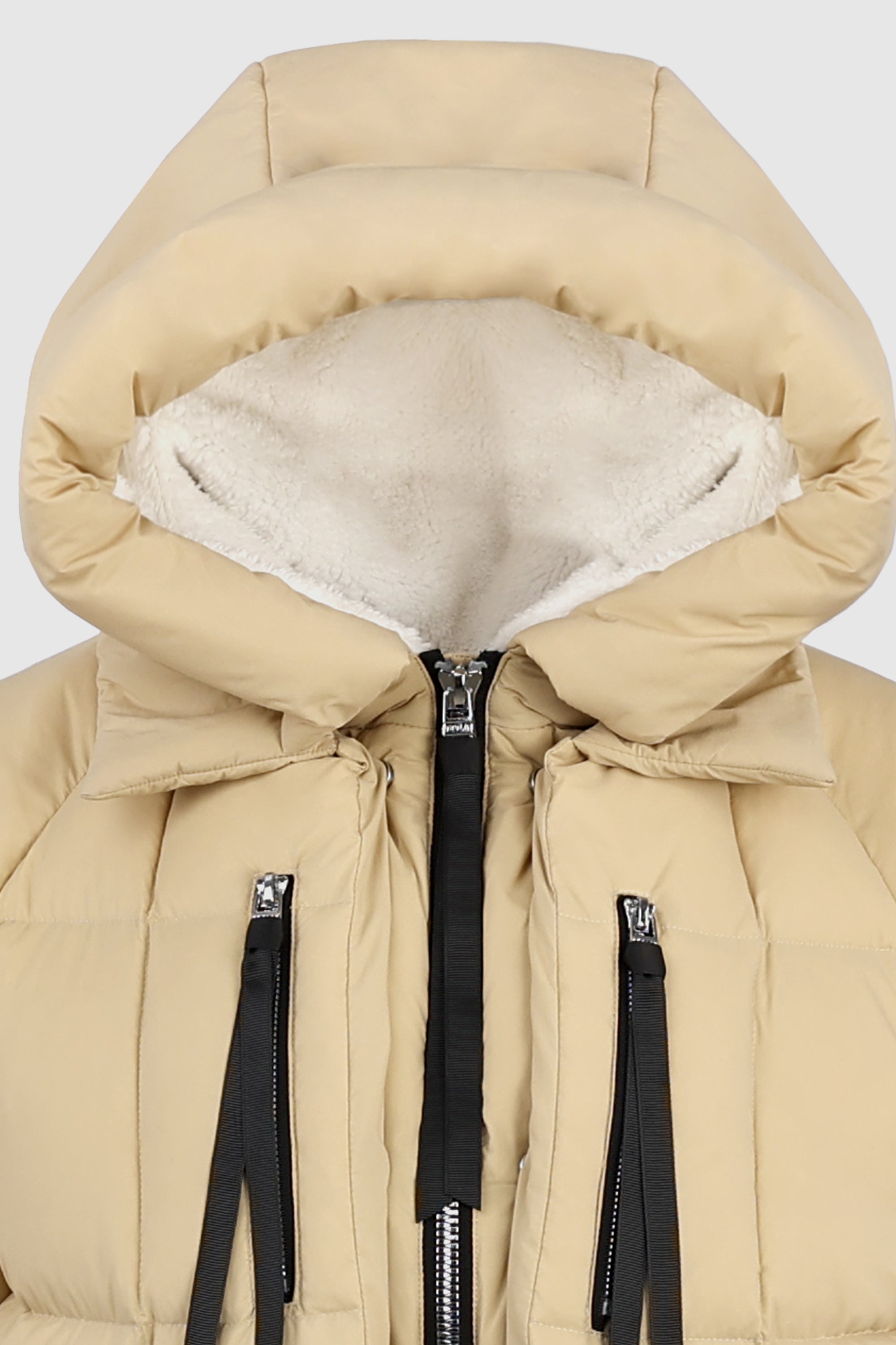 Orolay-092 Thickened Hooded Puffer Jacket-#color_Khaki