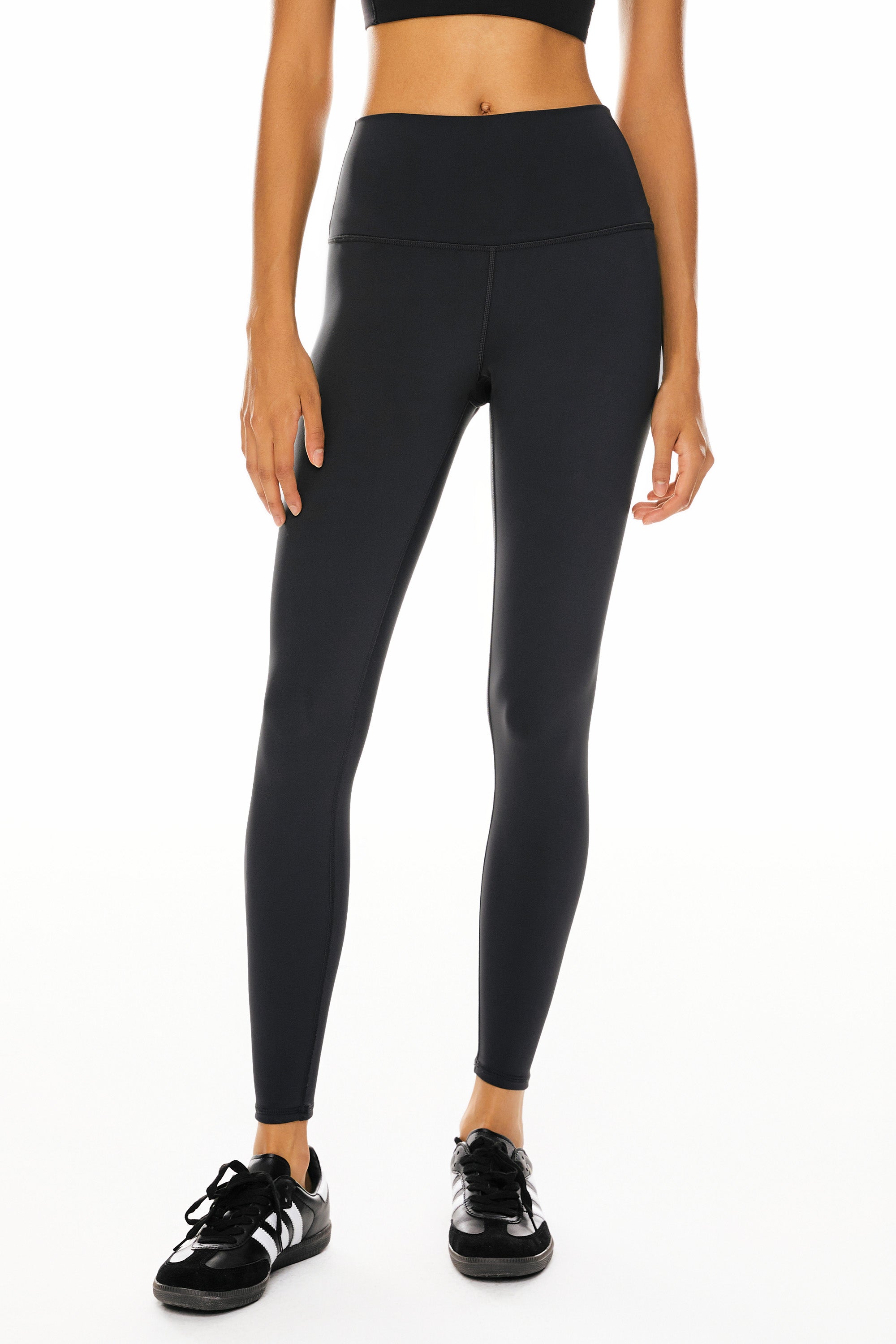 Orolay-7/8 Yoga Leggings-Image 2 of 7/8 Workout Yoga Leggings from Orolay - #color_Charcoal