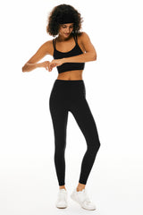 Orolay-7/8 Yoga Leggings-Image 3 of 7/8 Workout Yoga Leggings from Orolay - #color_black