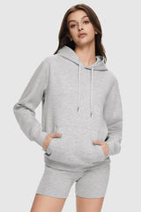 Orolay-Athletic Hoodie-Image 2 of Athletic Hoodie from Orolay - #color_Lightgrey