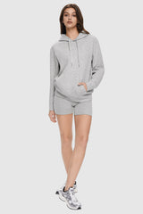 Orolay-Athletic Hoodie-Image 1 of Athletic Hoodie from Orolay - #color_Lightgrey