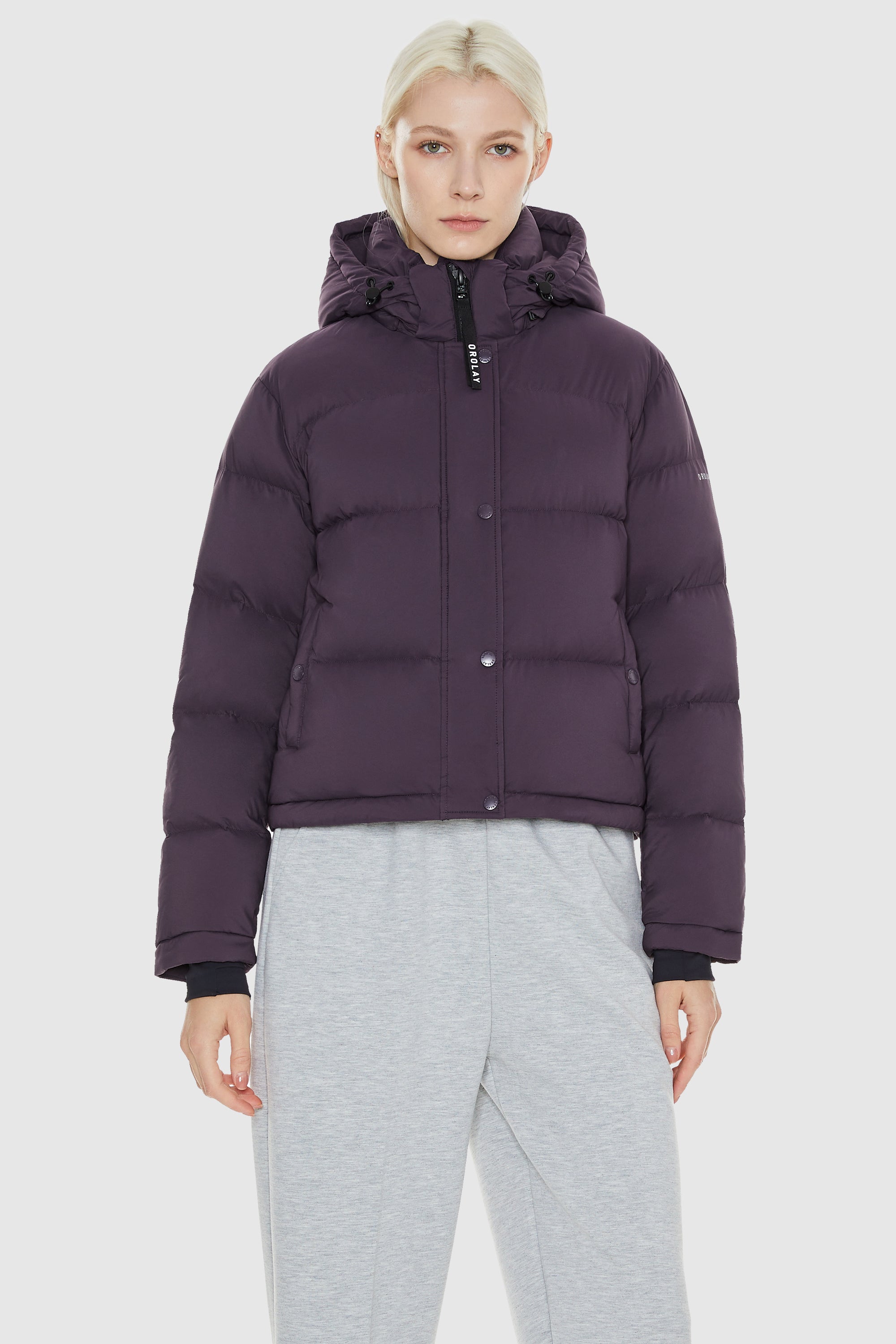 Orolay-Aurora Cropped Thermal Puffer-#color_Charisma