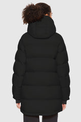 Orolay-Aurora Detachable Hood Down Puffer-#color_Black