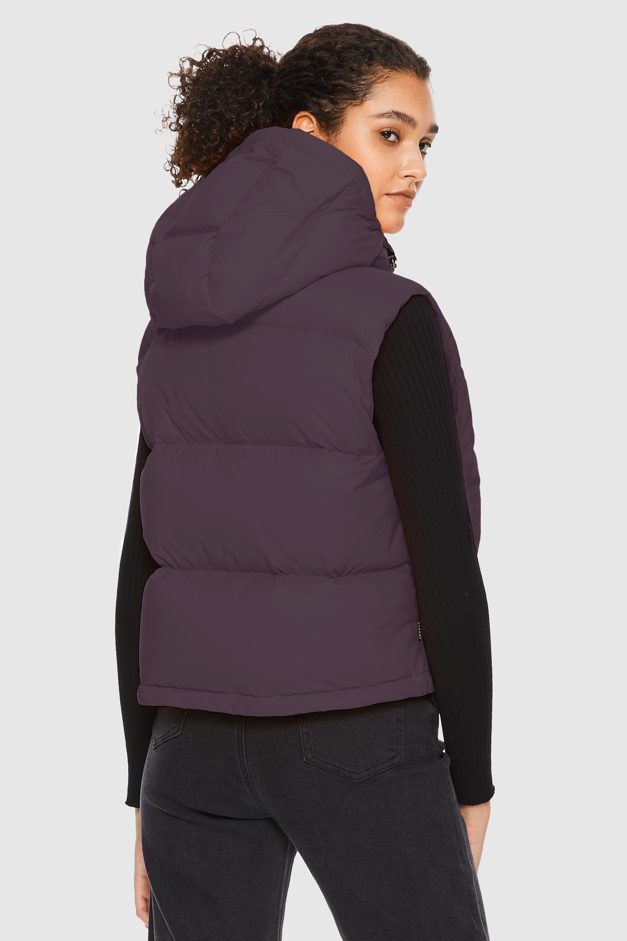 Orolay-Aurora Hooded Puffer Vest-#color_Charisma