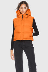 Orolay-Aurora Hooded Puffer Vest-#color_Bright Marigold